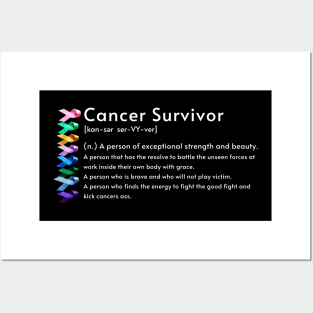 Cancer Survivor definition Posters and Art